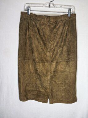 Judith Ann Creations Medium Real Leather pencil skirt Vintage